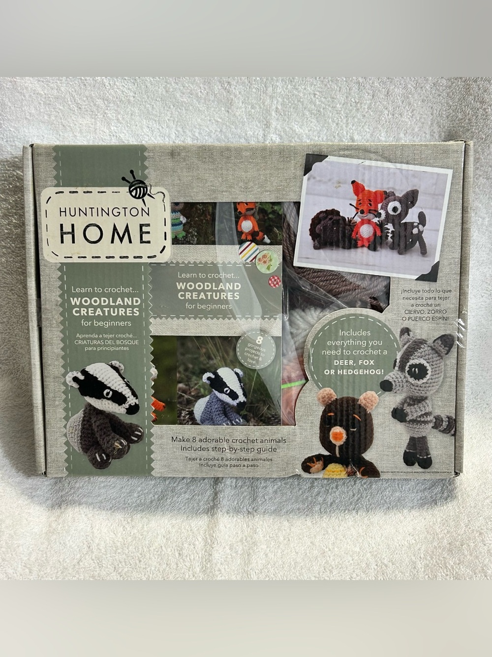 New! Huntington Home Learn to Crochet Woodland Creatures Kit